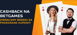 STS cashback - Betgames